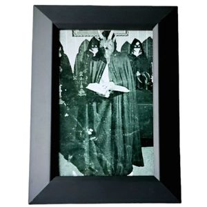 Baphomet Gothic Occult Vintage Satanic Pagan framed photo print